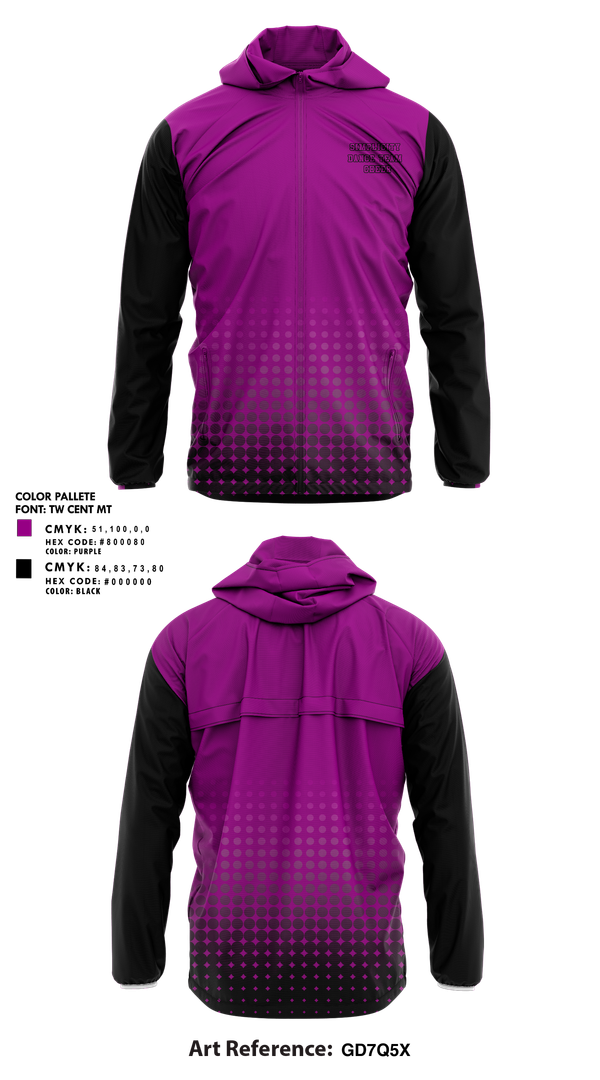 Windbreaker, Simplicity Dance Team, Cheer, Teamtime, Team time, sublimation, custom sports apparel, team uniforms, spirit wear, spiritwear, sports uniforms, custom shirts, team store, custom team store, fundraiser sports, apparel fundraiser