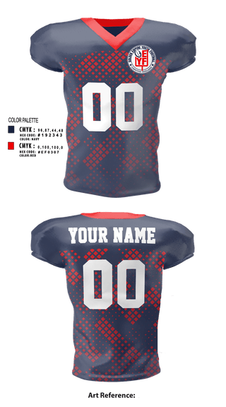 Football Jersey, Gold Empire Youth Football & Cheer, Football, Teamtime, Team time, sublimation, custom sports apparel, team uniforms, spirit wear, spiritwear, sports uniforms, custom shirts, team store, custom team store, fundraiser sports, apparel fundraiser
