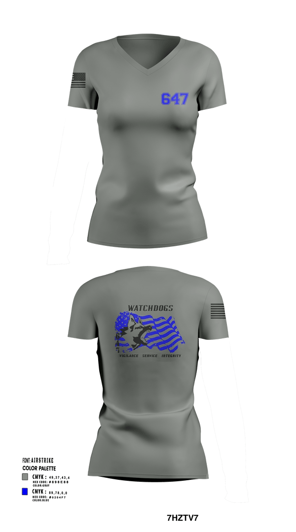 Women's Short Sleeve Vneck Shirt, 647, Police, Teamtime, Team time, sublimation, custom sports apparel, team uniforms, spirit wear, spiritwear, sports uniforms, custom shirts, team store, custom team store, fundraiser sports, apparel fundraiser