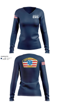 Alexander City EMS 78716200 Women's Long Sleeve V-neck Shirt - 21