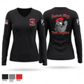 Hawk Battalion 32715379 Women's Long Sleeve V-neck Shirt - 1