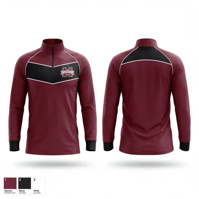 Maud Cardinals 62432101 Quarter Zip Jacket - 1