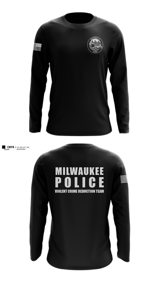 Long Sleeve Performance Shirt, D3 Violent Crimes Reduction Team, Police, Teamtime, Team time, sublimation, custom sports apparel, team uniforms, spirit wear, spiritwear, sports uniforms, custom shirts, team store, custom team store, fundraiser sports, apparel fundraiser