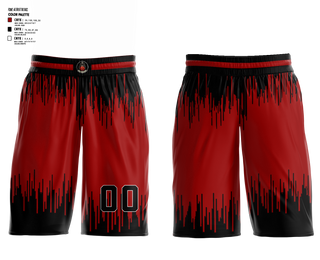 Mens Basketball Shorts, Rim Reapers, Men's Basketball, Teamtime, Team time, sublimation, custom sports apparel, team uniforms, spirit wear, spiritwear, sports uniforms, custom shirts, team store, custom team store, fundraiser sports, apparel fundraiser