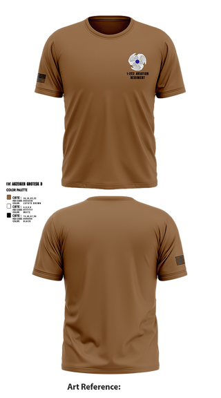 Short Sleeve Performance Shirt, 1-222 Aviaition Regiment, Army, Teamtime, Team time, sublimation, custom sports apparel, team uniforms, spirit wear, spiritwear, sports uniforms, custom shirts, team store, custom team store, fundraiser sports, apparel fundraiser
