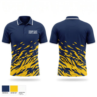 Short Sleeve Performance Polo, CEDAR CLIFF COLTS JROTC, Spirit Store, Teamtime, Team time, sublimation, custom sports apparel, team uniforms, spirit wear, spiritwear, sports uniforms, custom shirts, team store, custom team store, fundraiser sports, apparel fundraiser