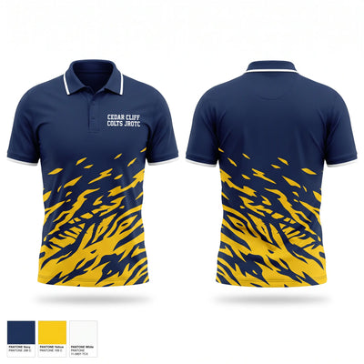 CEDAR CLIFF COLTS JROTC Short Sleeve Performance Polo - 1