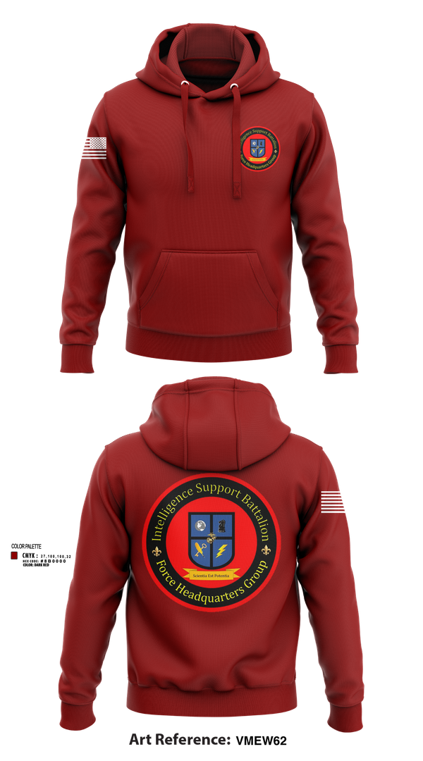 Hoodie, Intelligence Support Battalion, , Teamtime, Team time, sublimation, custom sports apparel, team uniforms, spirit wear, spiritwear, sports uniforms, custom shirts, team store, custom team store, fundraiser sports, apparel fundraiser