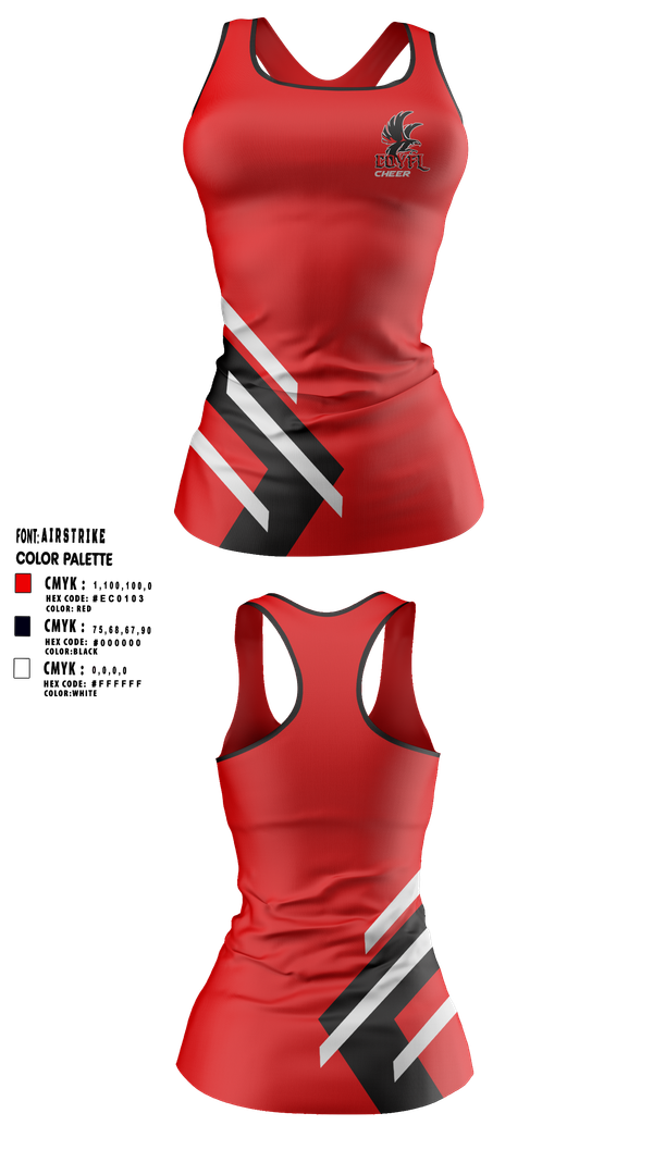 Tank Top, Carteret-Onslow Youth Football & Cheer League (COYFL) Falcons, , Teamtime, Team time, sublimation, custom sports apparel, team uniforms, spirit wear, spiritwear, sports uniforms, custom shirts, team store, custom team store, fundraiser sports, apparel fundraiser