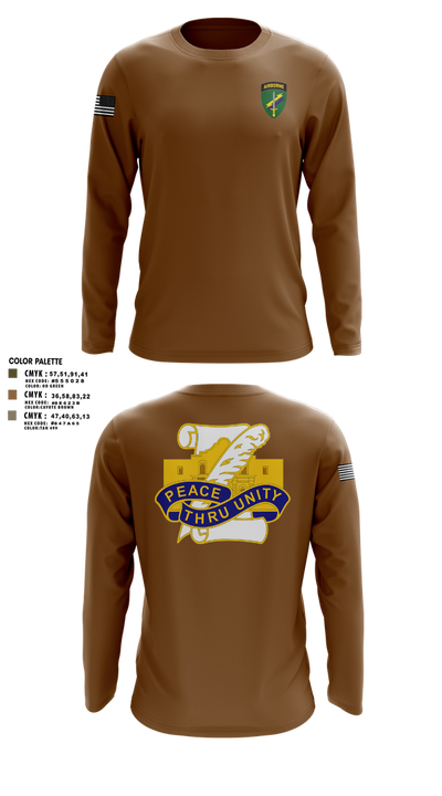 Bravo Company 1-210th 89821886 Long Sleeve Performance Shirt 2