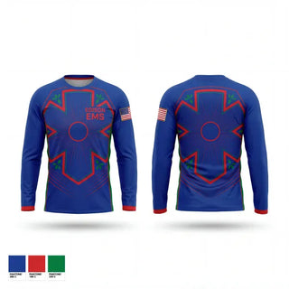 Long Sleeve Performance Shirt, Edison EMS, EMS/EMT, Teamtime, Team time, sublimation, custom sports apparel, team uniforms, spirit wear, spiritwear, sports uniforms, custom shirts, team store, custom team store, fundraiser sports, apparel fundraiser