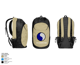 Gear Bag, C-Co 1/116 29th IN BDE, , Teamtime, Team time, sublimation, custom sports apparel, team uniforms, spirit wear, spiritwear, sports uniforms, custom shirts, team store, custom team store, fundraiser sports, apparel fundraiser