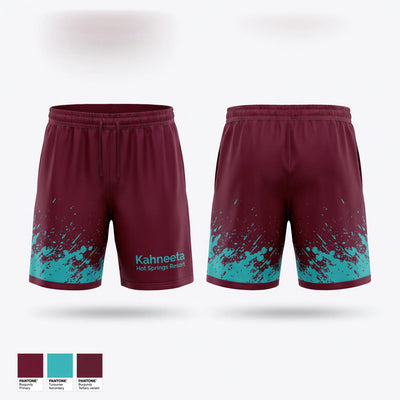 Kahneeta Hot Springs Resort Athletic Shorts With Pockets - 1