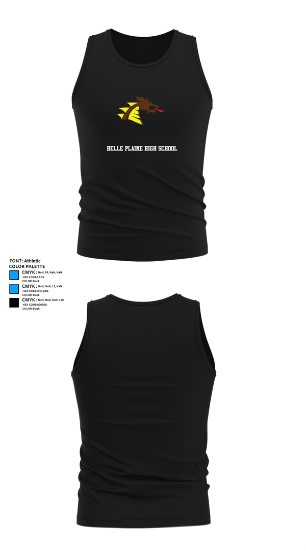 Tank Top, Belle Plaine High School, Spirit Store, Teamtime, Team time, sublimation, custom sports apparel, team uniforms, spirit wear, spiritwear, sports uniforms, custom shirts, team store, custom team store, fundraiser sports, apparel fundraiser