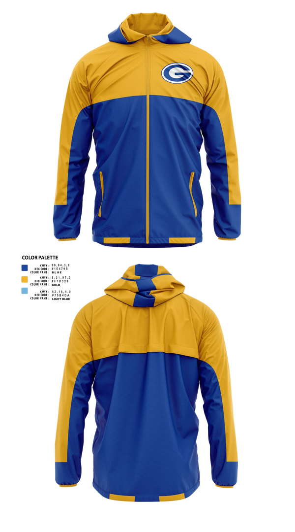 Windbreaker, Gretna High School Baseball, Baseball, Teamtime, Team time, sublimation, custom sports apparel, team uniforms, spirit wear, spiritwear, sports uniforms, custom shirts, team store, custom team store, fundraiser sports, apparel fundraiser