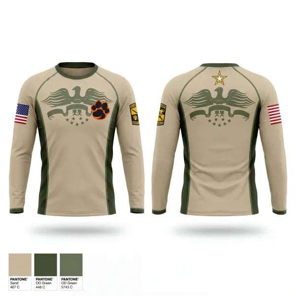 Long Sleeve Performance Shirt, MMI ROTC, Army, Teamtime, Team time, sublimation, custom sports apparel, team uniforms, spirit wear, spiritwear, sports uniforms, custom shirts, team store, custom team store, fundraiser sports, apparel fundraiser
