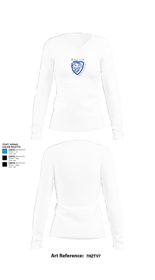 Womens Long Sleeve Vneck Shirt, Dixie Hollins Cross Country, Cross Country, Teamtime, Team time, sublimation, custom sports apparel, team uniforms, spirit wear, spiritwear, sports uniforms, custom shirts, team store, custom team store, fundraiser sports, apparel fundraiser