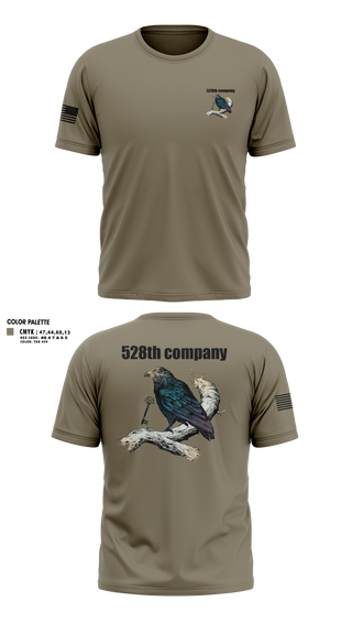 Old School Cotton Feel Shirt, 528th company, Army, Teamtime, Team time, sublimation, custom sports apparel, team uniforms, spirit wear, spiritwear, sports uniforms, custom shirts, team store, custom team store, fundraiser sports, apparel fundraiser