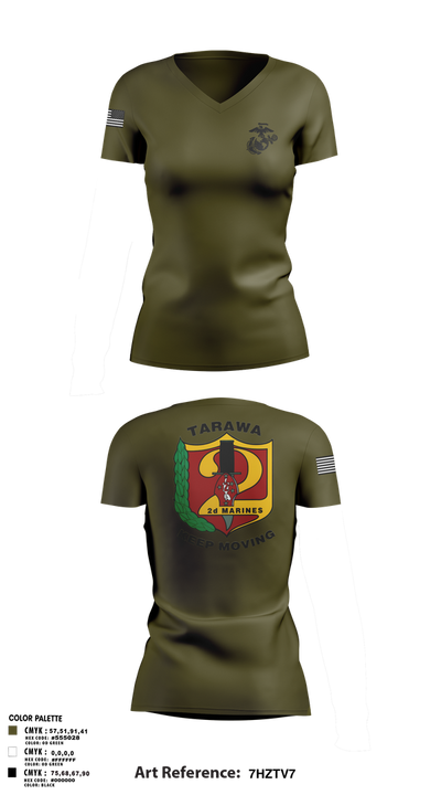 2d Reg 53277389 Women's Short Sleeve V-neck Shirt - 1