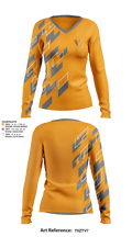 Faith family footbal 31880375 Women's Long Sleeve V-neck Shirt - 22