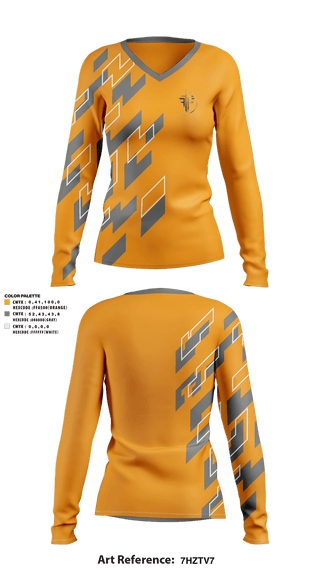 Womens Long Sleeve Vneck Shirt, Faith family footbal, , Teamtime, Team time, sublimation, custom sports apparel, team uniforms, spirit wear, spiritwear, sports uniforms, custom shirts, team store, custom team store, fundraiser sports, apparel fundraiser
