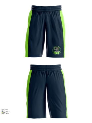 Mens Basketball Shorts, West Michigan Rogue, Men's Basketball, Teamtime, Team time, sublimation, custom sports apparel, team uniforms, spirit wear, spiritwear, sports uniforms, custom shirts, team store, custom team store, fundraiser sports, apparel fundraiser