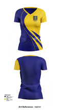 Hartland Varsity Gymnastics 44967978 Women's Short Sleeve V-neck Shirt - 1