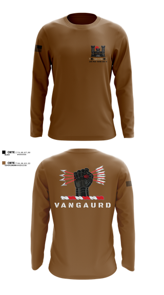 Long Sleeve Performance Shirt, 1ST PLT 76TH CEC-S, Army, Teamtime, Team time, sublimation, custom sports apparel, team uniforms, spirit wear, spiritwear, sports uniforms, custom shirts, team store, custom team store, fundraiser sports, apparel fundraiser