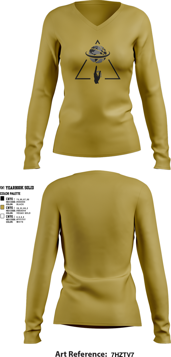 Womens Long Sleeve Vneck Shirt, Ball Placement, Men's Basketball, Teamtime, Team time, sublimation, custom sports apparel, team uniforms, spirit wear, spiritwear, sports uniforms, custom shirts, team store, custom team store, fundraiser sports, apparel fundraiser