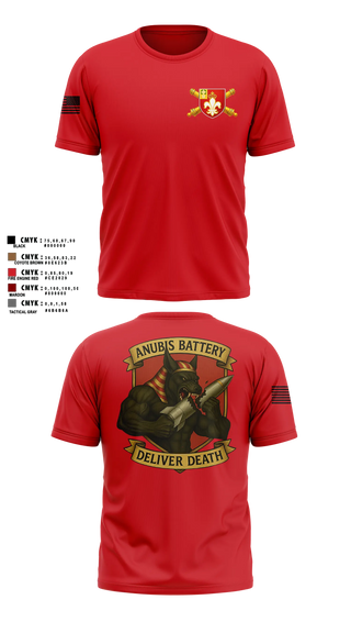 Short Sleeve Performance Shirt, Anubis Battery, 3-12 FA, Army, Teamtime, Team time, sublimation, custom sports apparel, team uniforms, spirit wear, spiritwear, sports uniforms, custom shirts, team store, custom team store, fundraiser sports, apparel fundraiser