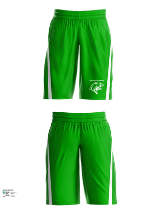 Womens Basketball Shorts, Calhoun Academy, Women's Basketball, Teamtime, Team time, sublimation, custom sports apparel, team uniforms, spirit wear, spiritwear, sports uniforms, custom shirts, team store, custom team store, fundraiser sports, apparel fundraiser