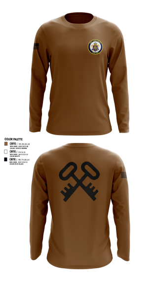 Long Sleeve Performance Shirt, USS ANNAPOLIS, Navy, Teamtime, Team time, sublimation, custom sports apparel, team uniforms, spirit wear, spiritwear, sports uniforms, custom shirts, team store, custom team store, fundraiser sports, apparel fundraiser
