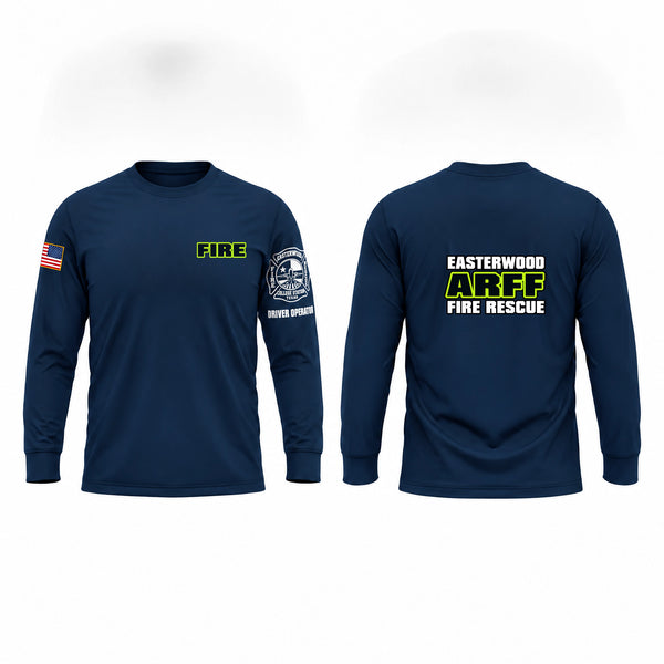 Long Sleeve Performance Shirt, Easterwood Fire Rescue ( Protec Fire Services), Fire Department, Teamtime, Team time, sublimation, custom sports apparel, team uniforms, spirit wear, spiritwear, sports uniforms, custom shirts, team store, custom team store, fundraiser sports, apparel fundraiser