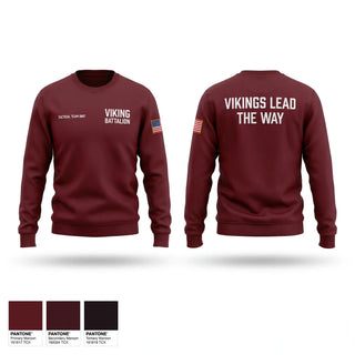 Crew Neck Sweatshirt, Viking battalion, Army, Teamtime, Team time, sublimation, custom sports apparel, team uniforms, spirit wear, spiritwear, sports uniforms, custom shirts, team store, custom team store, fundraiser sports, apparel fundraiser