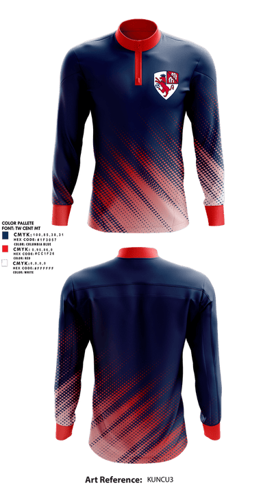 Mark Morris Soccer 10512351 Quarter Zip Jacket - 1