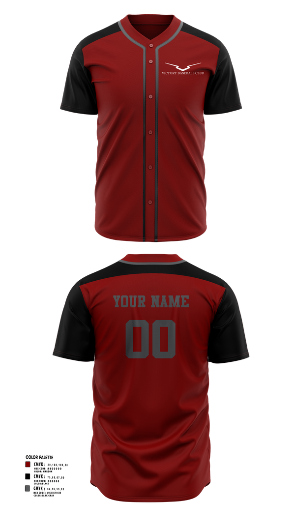 Full Button Baseball Jersey, Victory Baseball, Baseball, Teamtime, Team time, sublimation, custom sports apparel, team uniforms, spirit wear, spiritwear, sports uniforms, custom shirts, team store, custom team store, fundraiser sports, apparel fundraiser