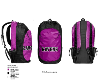 Gear Bag, RAVENS, , Teamtime, Team time, sublimation, custom sports apparel, team uniforms, spirit wear, spiritwear, sports uniforms, custom shirts, team store, custom team store, fundraiser sports, apparel fundraiser