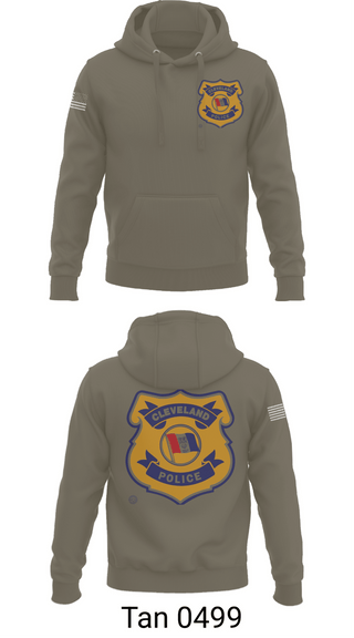 Hoodie, Cleveland Police, Police, Teamtime, Team time, sublimation, custom sports apparel, team uniforms, spirit wear, spiritwear, sports uniforms, custom shirts, team store, custom team store, fundraiser sports, apparel fundraiser