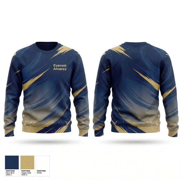 Crew Neck Sweatshirt, Everett Alvarez, Women's Basketball, Teamtime, Team time, sublimation, custom sports apparel, team uniforms, spirit wear, spiritwear, sports uniforms, custom shirts, team store, custom team store, fundraiser sports, apparel fundraiser