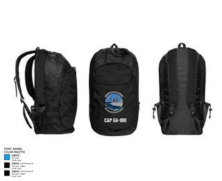 Gear Bag, CAP GA-160, Air Force, Teamtime, Team time, sublimation, custom sports apparel, team uniforms, spirit wear, spiritwear, sports uniforms, custom shirts, team store, custom team store, fundraiser sports, apparel fundraiser