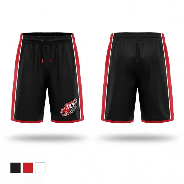 Athletic Shorts With Pockets, DALY CITY FALCONS, Men's Basketball, Teamtime, Team time, sublimation, custom sports apparel, team uniforms, spirit wear, spiritwear, sports uniforms, custom shirts, team store, custom team store, fundraiser sports, apparel fundraiser