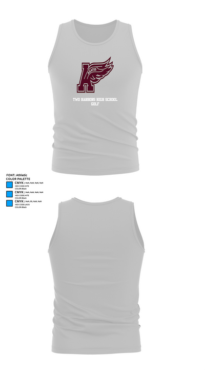 Two Harbors High School Golf 34960318 Tank Top - 13