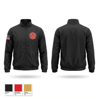 Windbreaker, Hines Volunteer Fire Department, Fire Department, Teamtime, Team time, sublimation, custom sports apparel, team uniforms, spirit wear, spiritwear, sports uniforms, custom shirts, team store, custom team store, fundraiser sports, apparel fundraiser