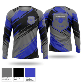 Long Sleeve Performance Shirt, Field Operations and Logistics Agency, LLC, , Teamtime, Team time, sublimation, custom sports apparel, team uniforms, spirit wear, spiritwear, sports uniforms, custom shirts, team store, custom team store, fundraiser sports, apparel fundraiser