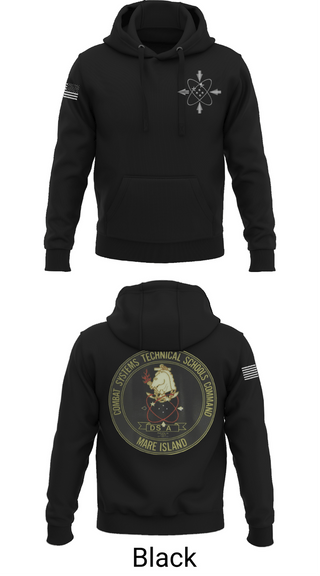 Hoodie, Combat Systems Technical Schools Command, Navy, Teamtime, Team time, sublimation, custom sports apparel, team uniforms, spirit wear, spiritwear, sports uniforms, custom shirts, team store, custom team store, fundraiser sports, apparel fundraiser