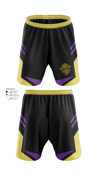 Clutch City Hoops 594116 Athletic Shorts With Pockets - 21