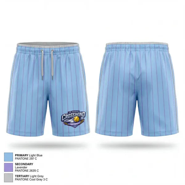 Athletic Shorts With Pockets, SW Kansas Crosswind, Softball, Teamtime, Team time, sublimation, custom sports apparel, team uniforms, spirit wear, spiritwear, sports uniforms, custom shirts, team store, custom team store, fundraiser sports, apparel fundraiser