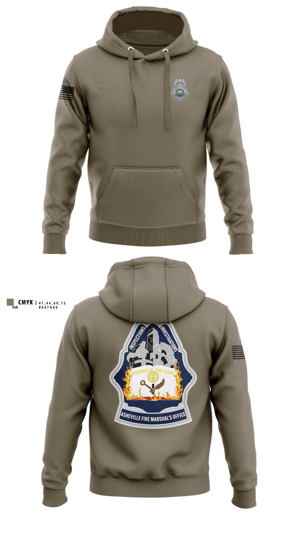 Hoodie, Asheville Fire Marshal’s Office, Fire Department, Teamtime, Team time, sublimation, custom sports apparel, team uniforms, spirit wear, spiritwear, sports uniforms, custom shirts, team store, custom team store, fundraiser sports, apparel fundraiser