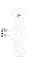 CRASHOUTS 16186938 Women's Short Sleeve V-neck Shirt - 18