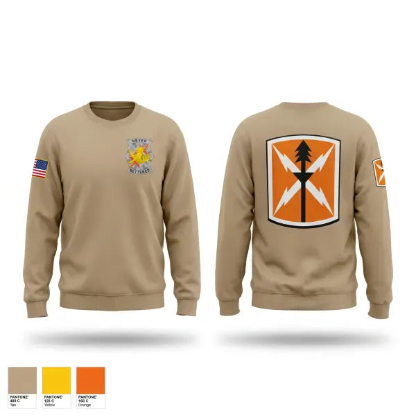 Crew Neck Sweatshirt, 78th Signal Battalion, Army, Teamtime, Team time, sublimation, custom sports apparel, team uniforms, spirit wear, spiritwear, sports uniforms, custom shirts, team store, custom team store, fundraiser sports, apparel fundraiser